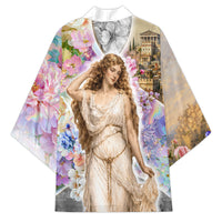Helen Of Troy Kimono Ancient Greek Mythology Floral Goddess Portrait