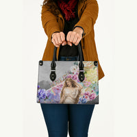 Helen Of Troy Leather Bag Ancient Greek Mythology Floral Goddess Portrait