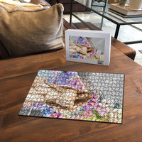 Helen Of Troy Puzzle Ancient Greek Mythology Floral Goddess Portrait