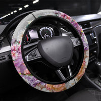 Helen Of Troy Steering Wheel Cover Ancient Greek Mythology Floral Goddess Portrait