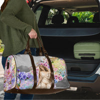 Helen Of Troy Travel Bag Ancient Greek Mythology Floral Goddess Portrait