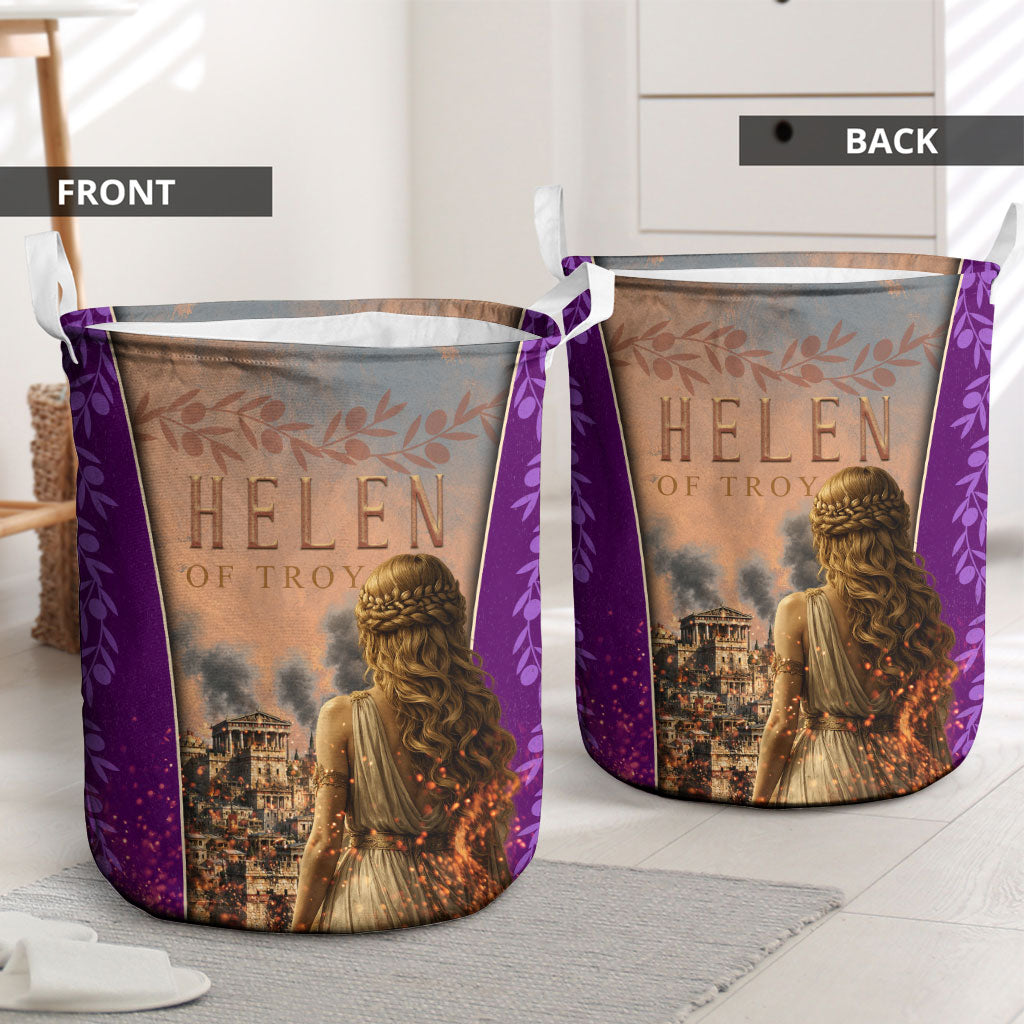 Helen Of Troy Laundry Basket Ancient Greek Mythology Trojan War