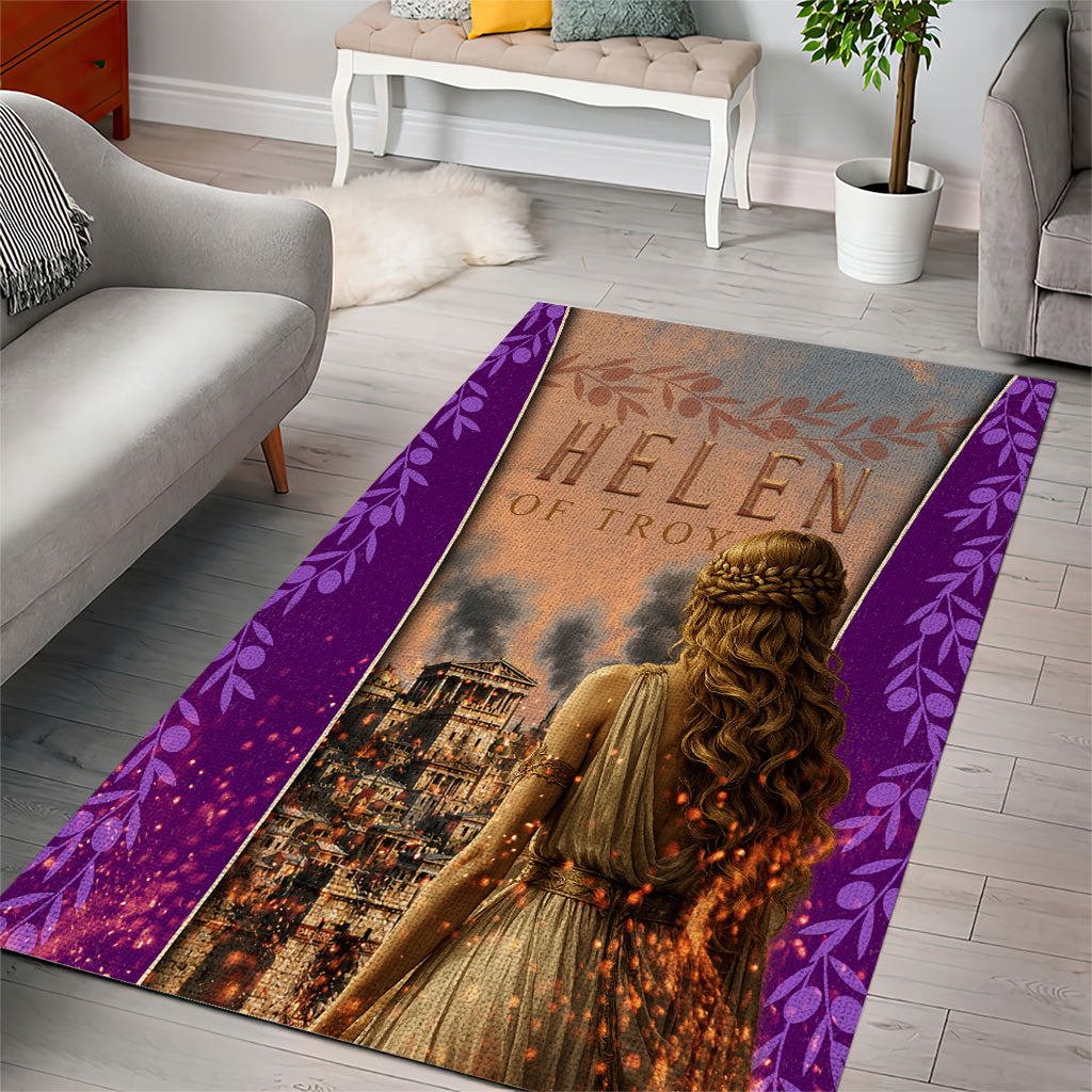 Helen Of Troy Area Rug Ancient Greek Mythology Trojan War