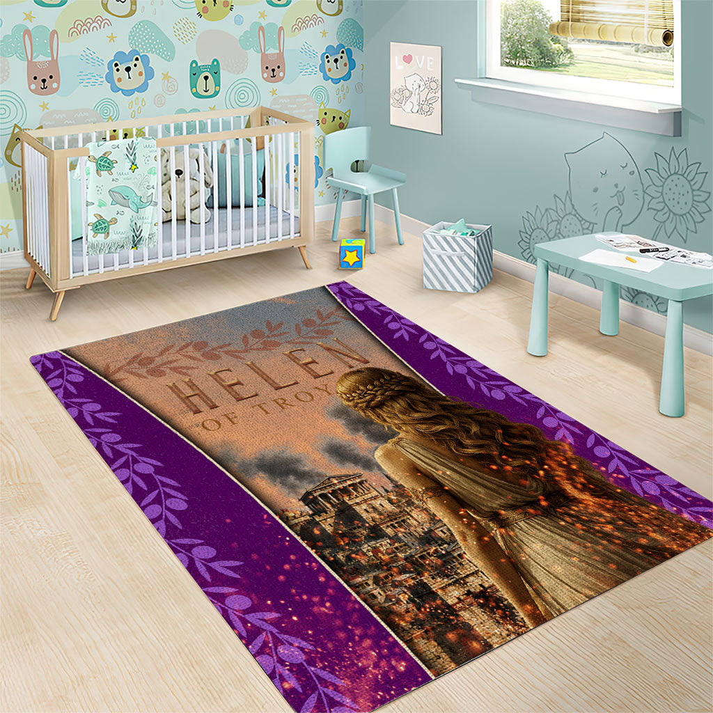 Helen Of Troy Area Rug Ancient Greek Mythology Trojan War