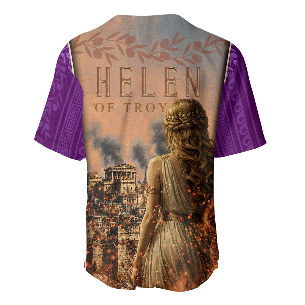 Helen Of Troy Baseball Jersey Ancient Greek Mythology Trojan War
