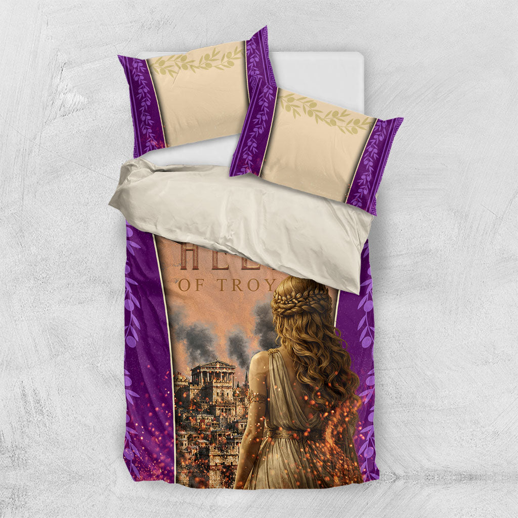 Helen Of Troy Bedding Set Ancient Greek Mythology Trojan War