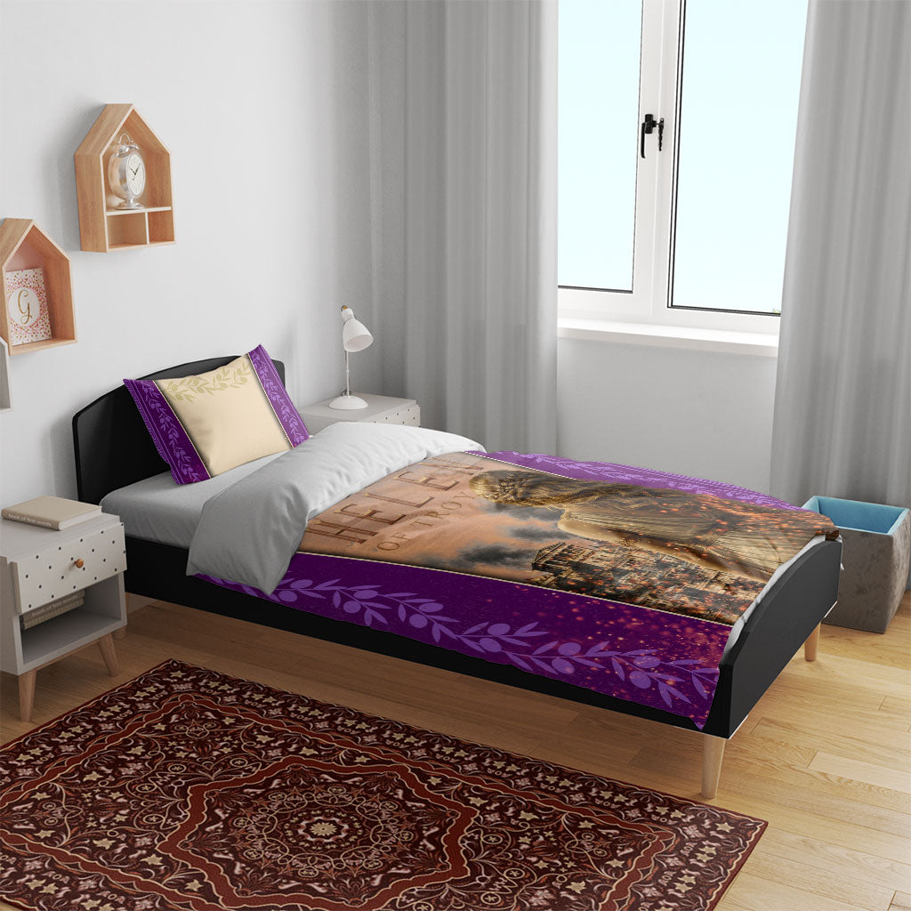 Helen Of Troy Bedding Set Ancient Greek Mythology Trojan War