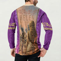 Helen Of Troy Button Sweatshirt Ancient Greek Mythology Trojan War