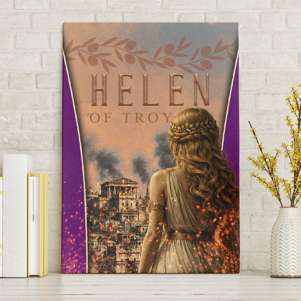 Helen Of Troy Canvas Wall Art Ancient Greek Mythology Trojan War