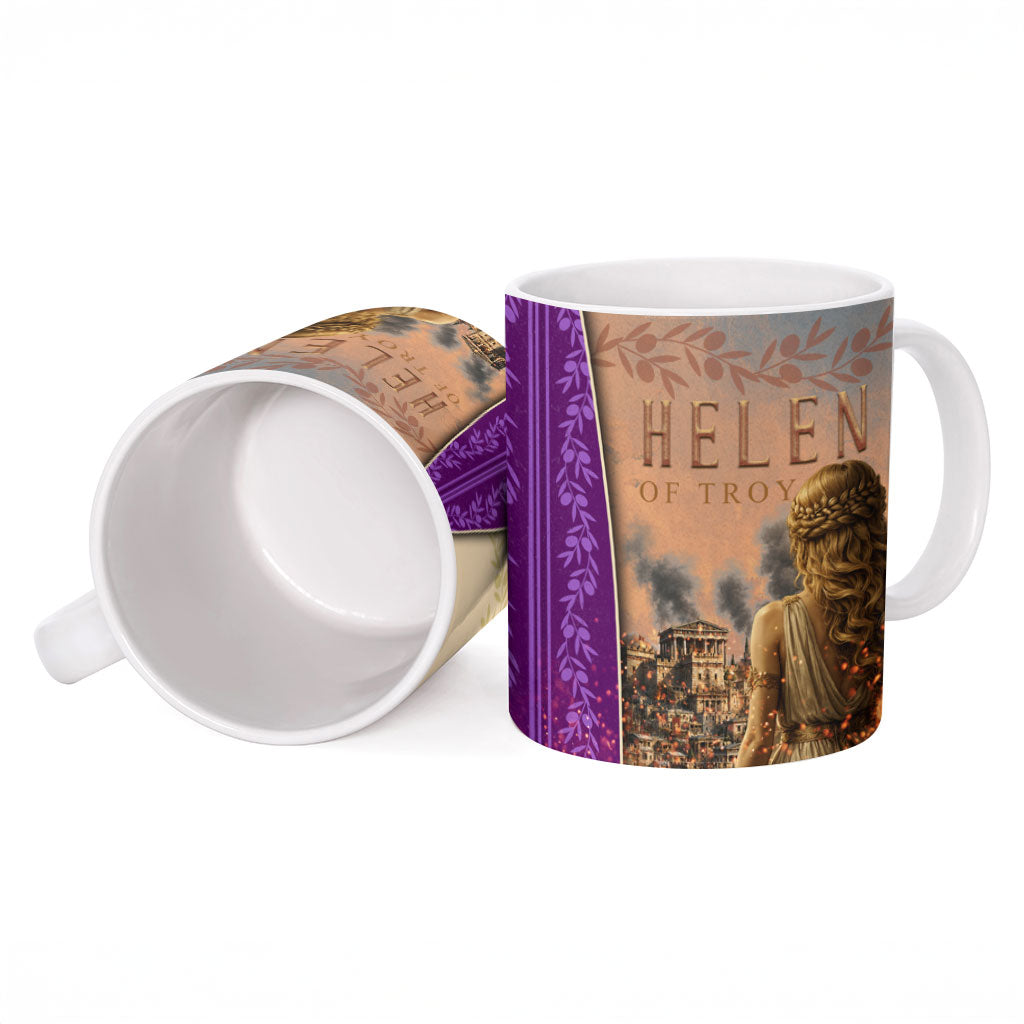 Helen Of Troy Ceramic Mug Ancient Greek Mythology Trojan War