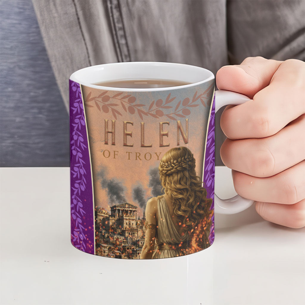 Helen Of Troy Ceramic Mug Ancient Greek Mythology Trojan War