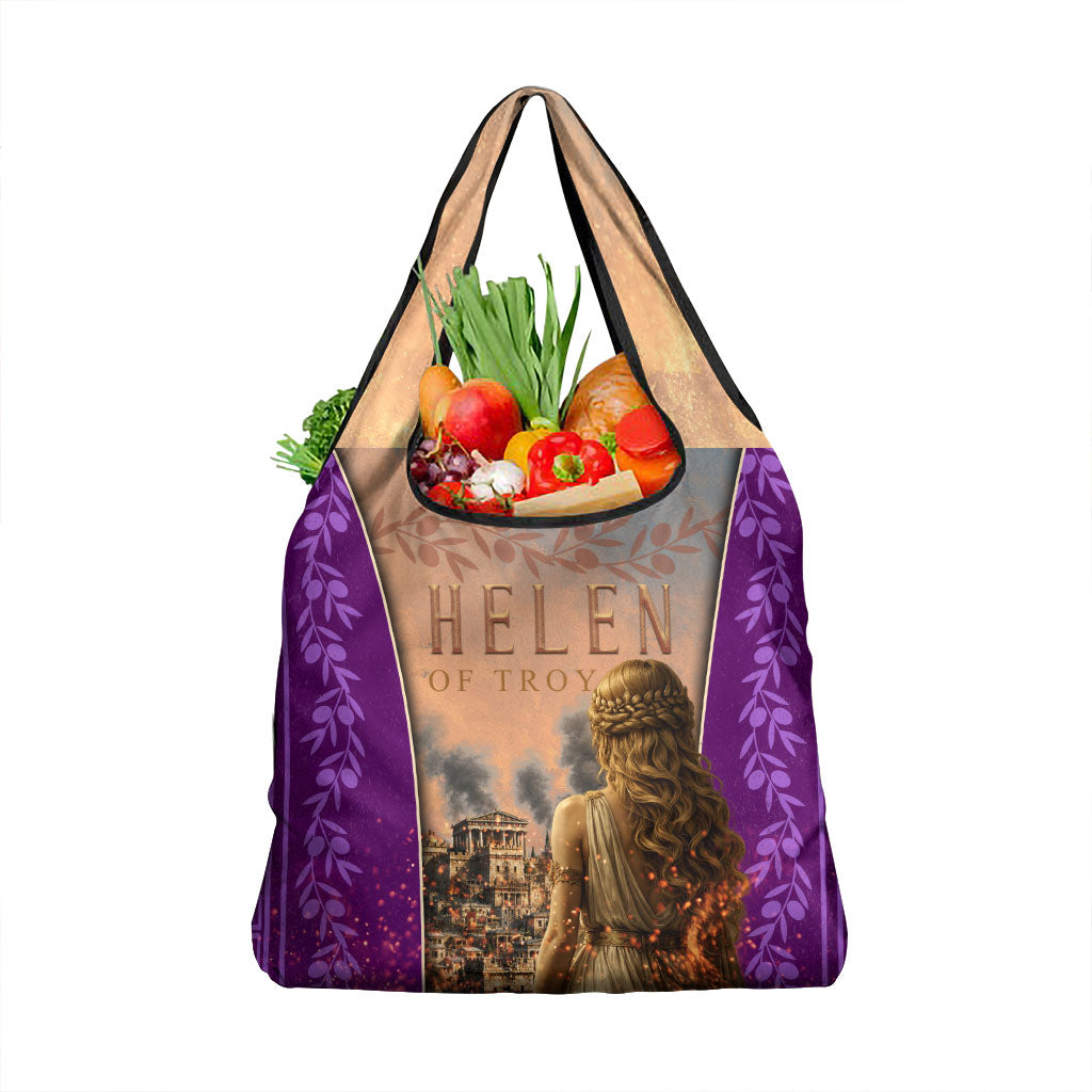 Helen Of Troy Grocery Bag Ancient Greek Mythology Trojan War