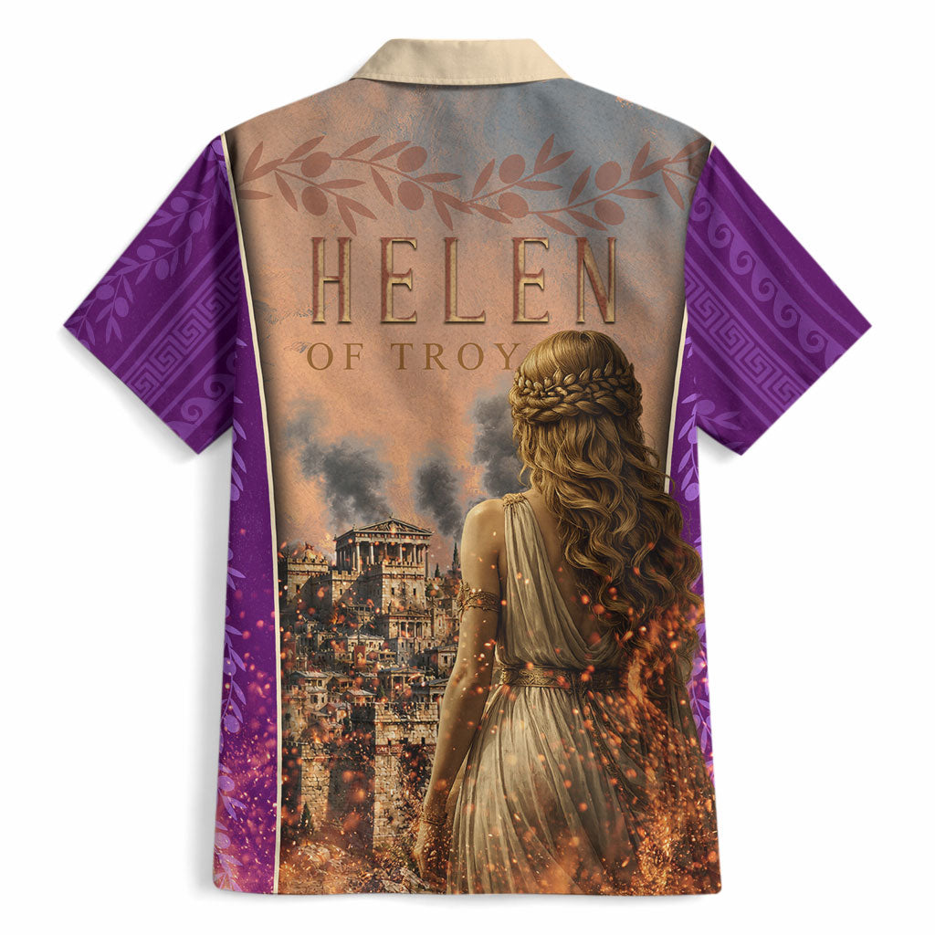 Helen Of Troy Hawaiian Shirt Ancient Greek Mythology Trojan War