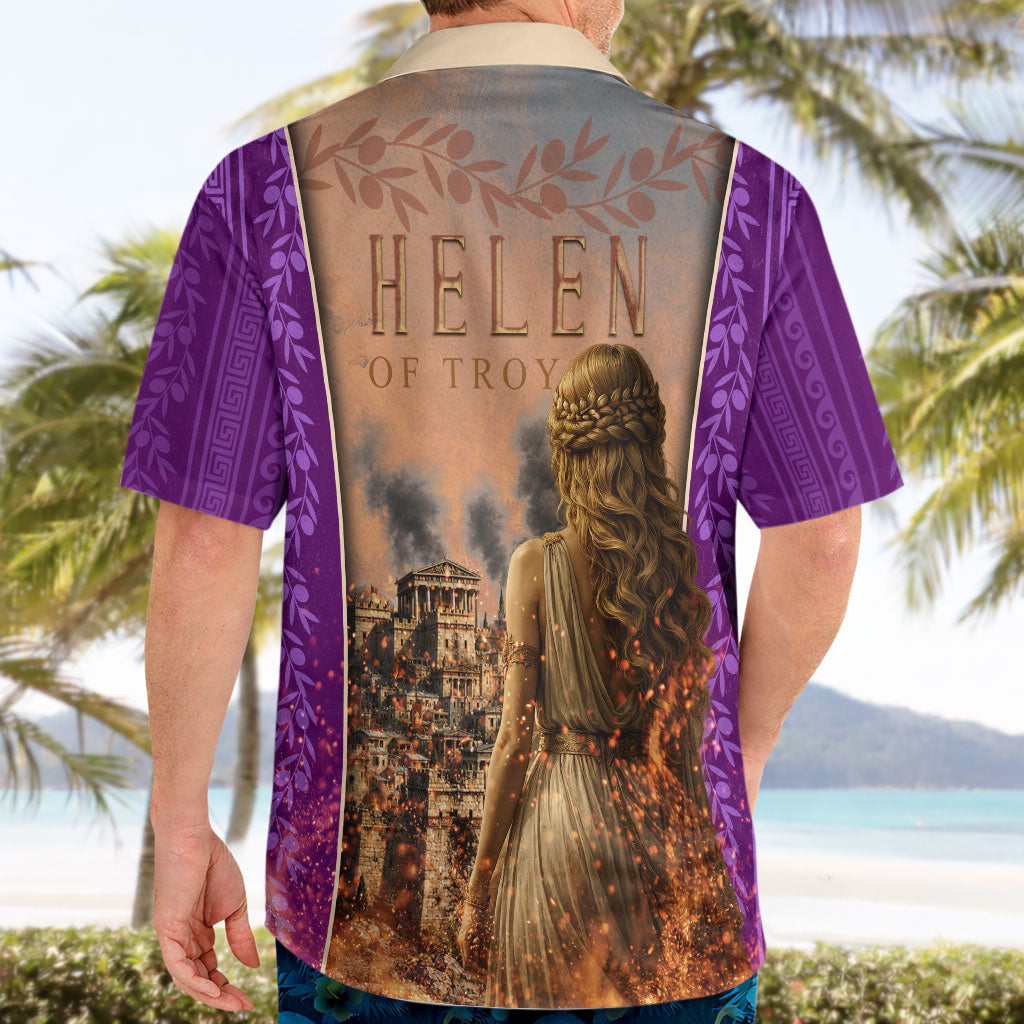 Helen Of Troy Hawaiian Shirt Ancient Greek Mythology Trojan War