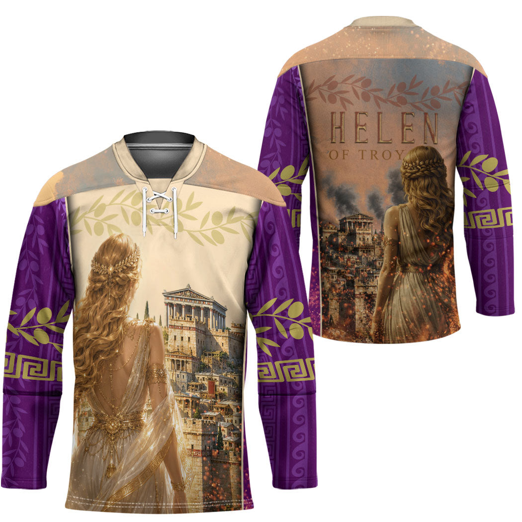 Helen Of Troy Hockey Jersey Ancient Greek Mythology Trojan War