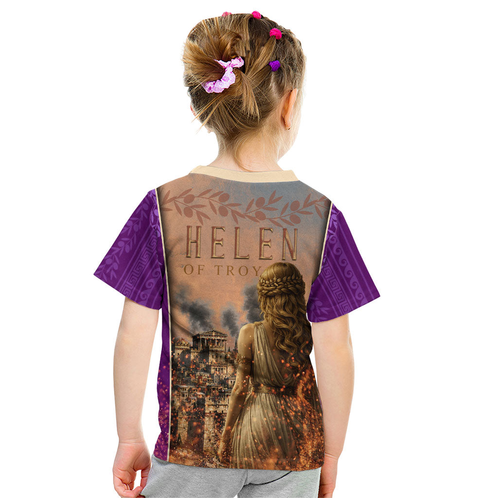 Helen Of Troy Kid T Shirt Ancient Greek Mythology Trojan War