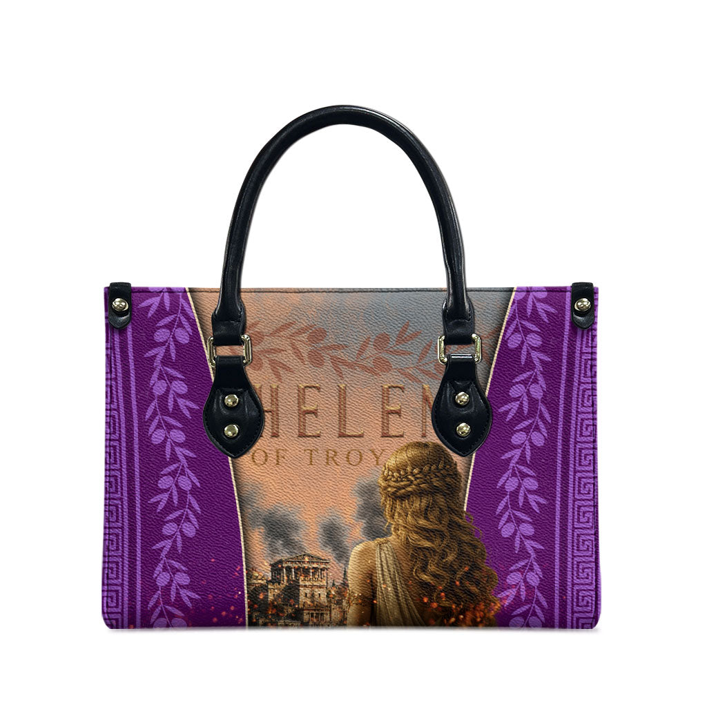 Helen Of Troy Leather Bag Ancient Greek Mythology Trojan War