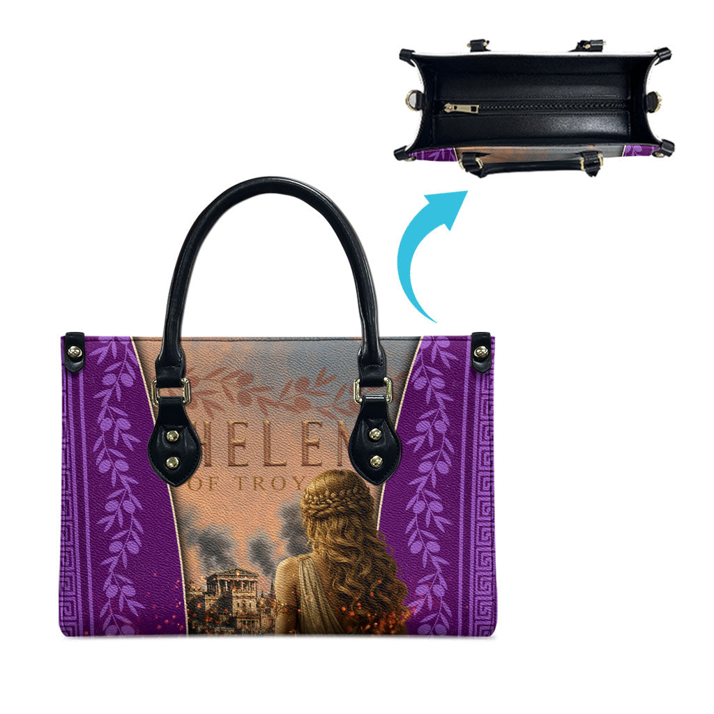 Helen Of Troy Leather Bag Ancient Greek Mythology Trojan War