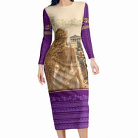 Helen Of Troy Long Sleeve Bodycon Dress Ancient Greek Mythology Trojan War