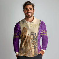Helen Of Troy Long Sleeve Polo Shirt Ancient Greek Mythology Trojan War