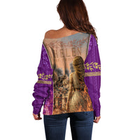 Helen Of Troy Off Shoulder Sweater Ancient Greek Mythology Trojan War