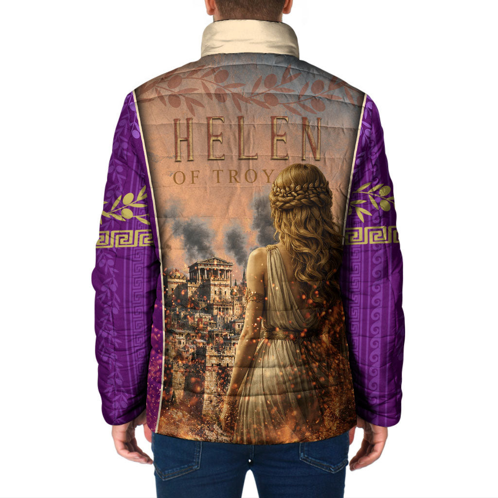 Helen Of Troy Padded Jacket Ancient Greek Mythology Trojan War