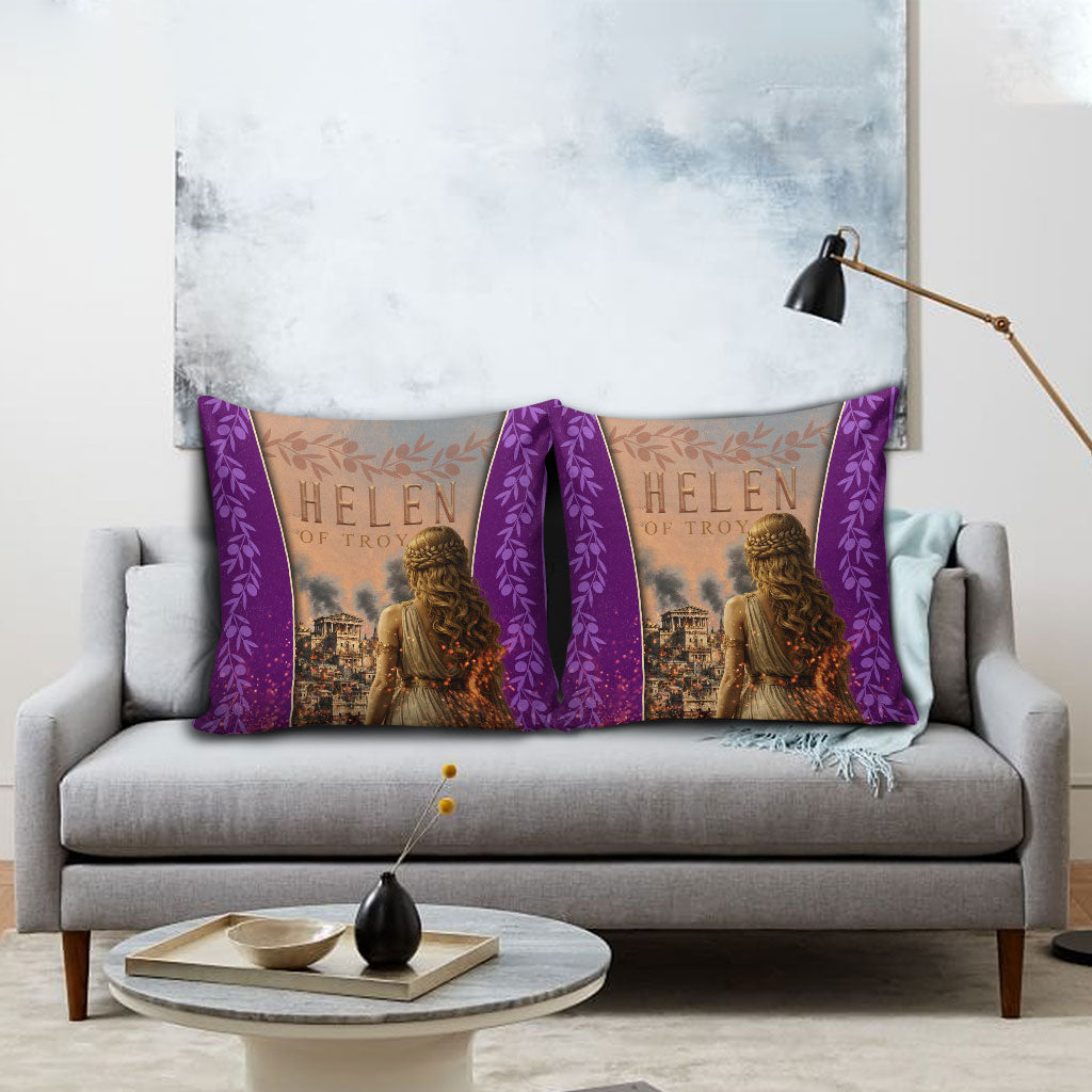 Helen Of Troy Pillow Cover Ancient Greek Mythology Trojan War