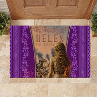 Helen Of Troy Rubber Doormat Ancient Greek Mythology Trojan War