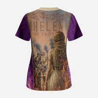Helen Of Troy Scrub Top Ancient Greek Mythology Trojan War