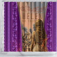 Helen Of Troy Shower Curtain Ancient Greek Mythology Trojan War