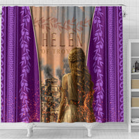 Helen Of Troy Shower Curtain Ancient Greek Mythology Trojan War