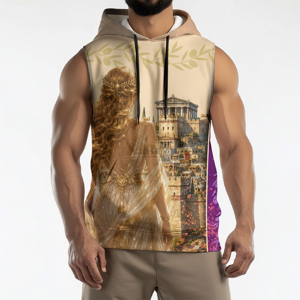 Helen Of Troy Sleeveless Hoodie Ancient Greek Mythology Trojan War