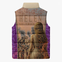 Helen Of Troy Sleeveless Puffer Jacket Ancient Greek Mythology Trojan War