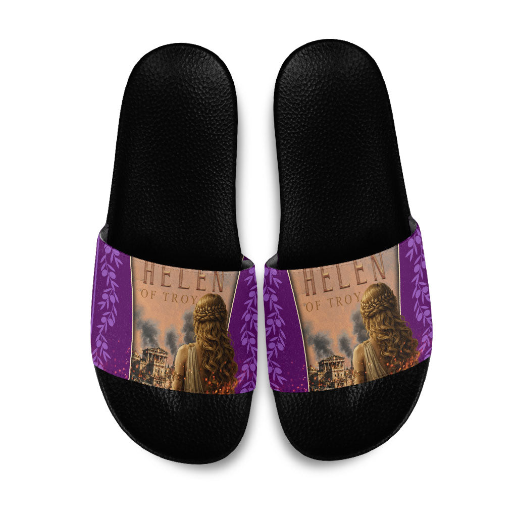 Helen Of Troy Slide Sandals Ancient Greek Mythology Trojan War