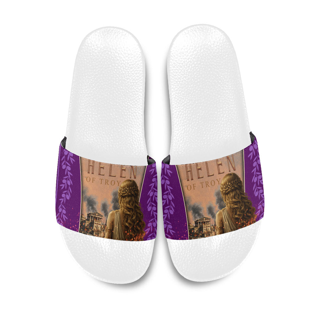 Helen Of Troy Slide Sandals Ancient Greek Mythology Trojan War