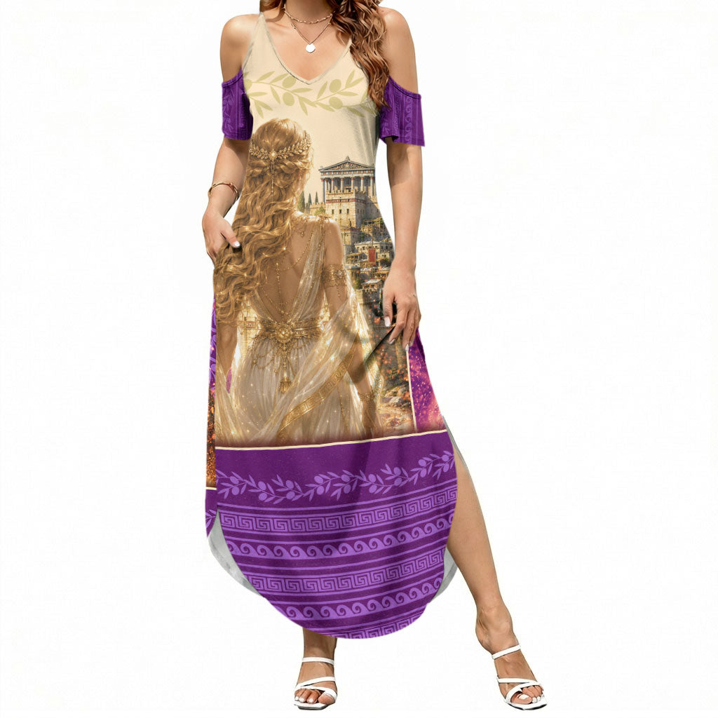 Helen Of Troy Summer Maxi Dress Ancient Greek Mythology Trojan War