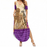 Helen Of Troy Summer Maxi Dress Ancient Greek Mythology Trojan War