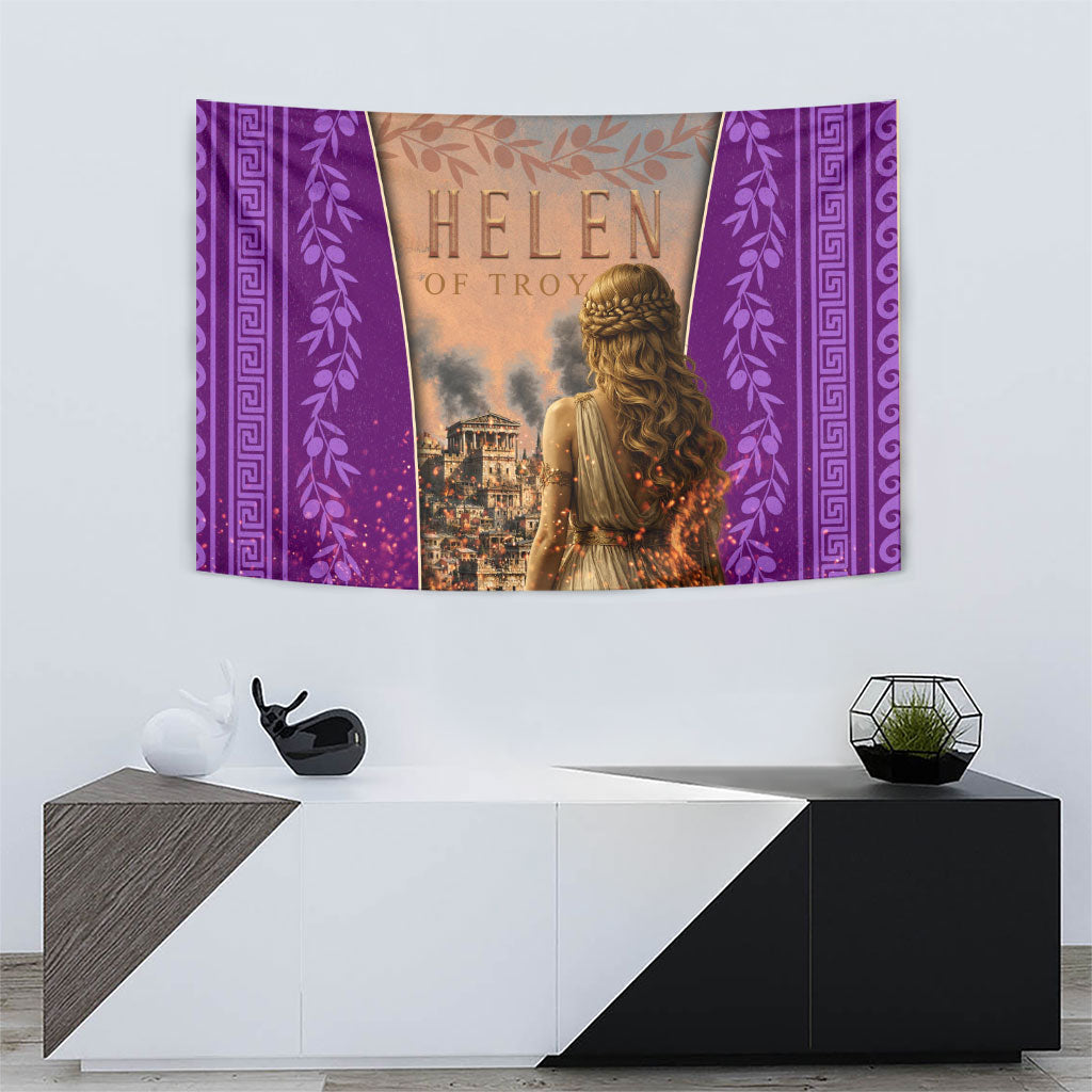 Helen Of Troy Tapestry Ancient Greek Mythology Trojan War