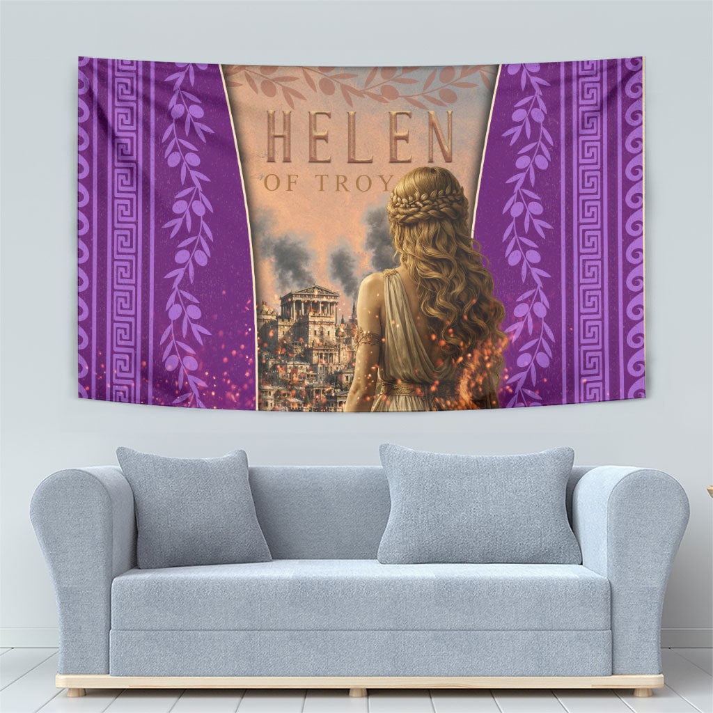 Helen Of Troy Tapestry Ancient Greek Mythology Trojan War