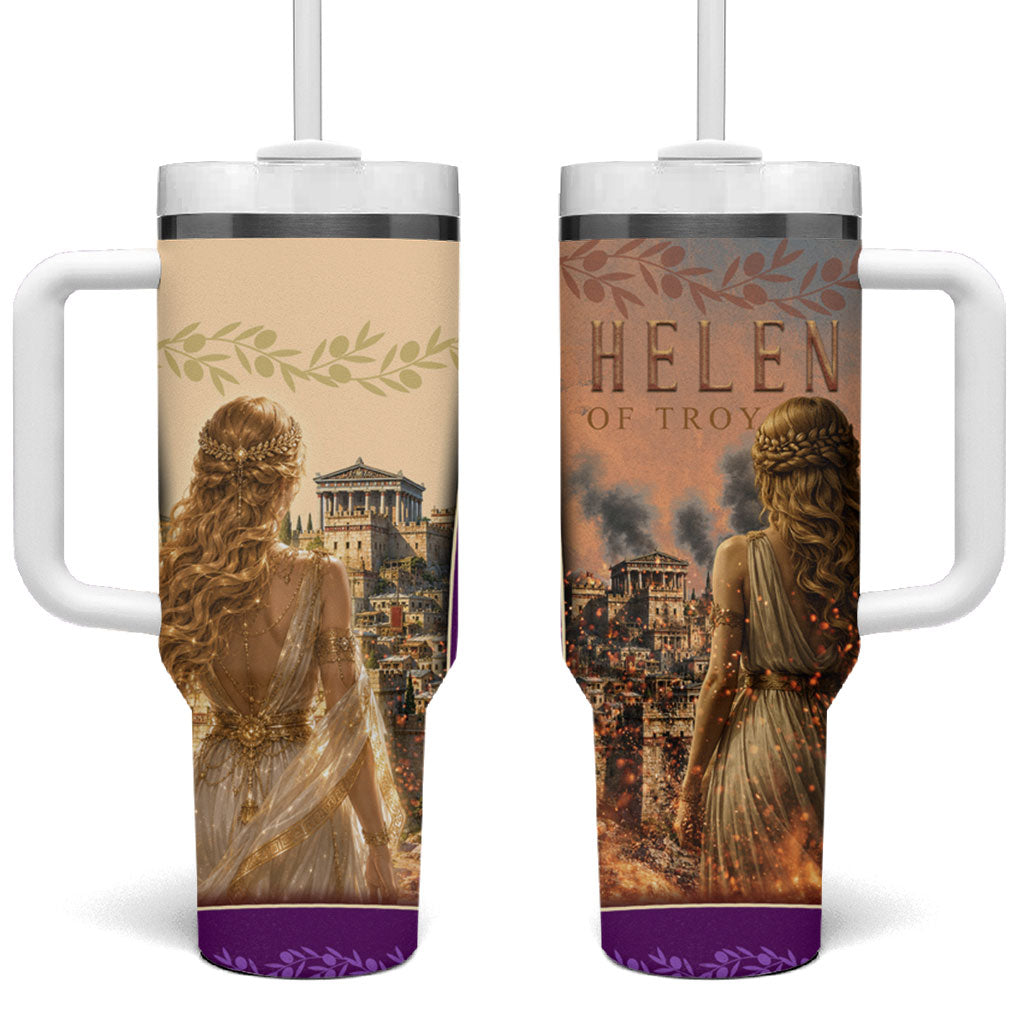 Helen Of Troy Tumbler With Handle Ancient Greek Mythology Trojan War