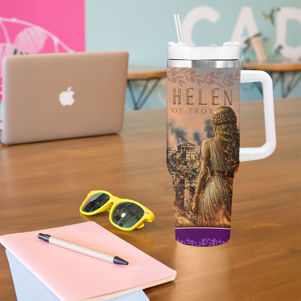Helen Of Troy Tumbler With Handle Ancient Greek Mythology Trojan War
