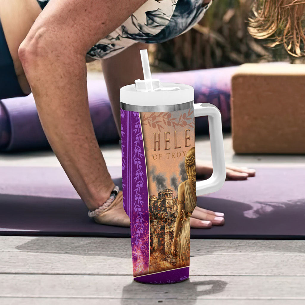 Helen Of Troy Tumbler With Handle Ancient Greek Mythology Trojan War