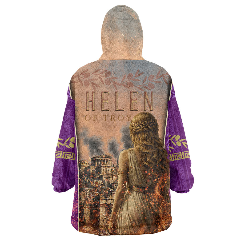 Helen Of Troy Wearable Blanket Hoodie Ancient Greek Mythology Trojan War