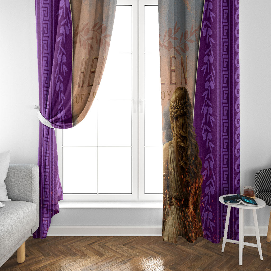 Helen Of Troy Window Curtain Ancient Greek Mythology Trojan War