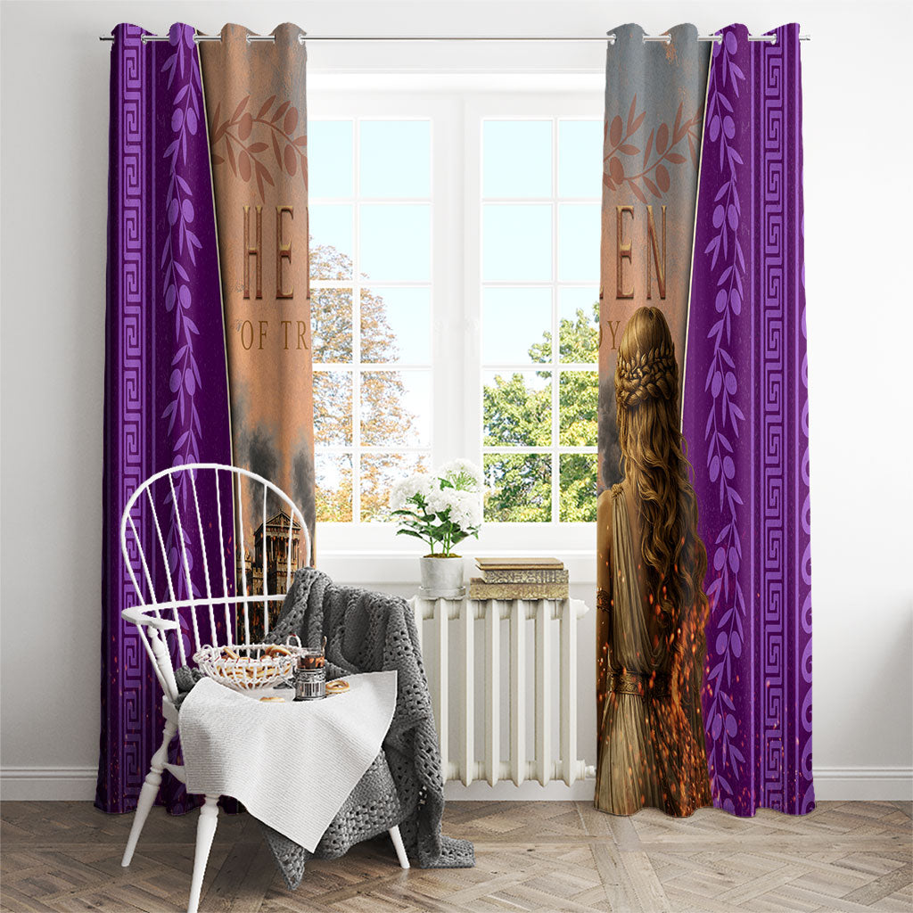 Helen Of Troy Window Curtain Ancient Greek Mythology Trojan War