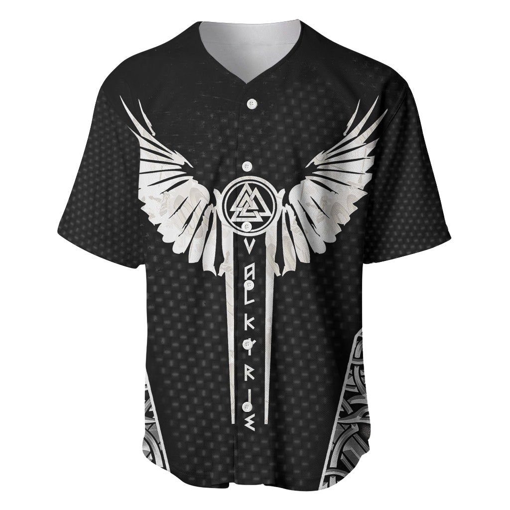 Viking Warrior Baseball Jersey Valkyrie - Warrior Of Asgard - Wonder Print Shop