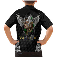 Viking Warrior Family Matching Mermaid Dress and Hawaiian Shirt Valkyrie - Warrior Of Asgard - Wonder Print Shop