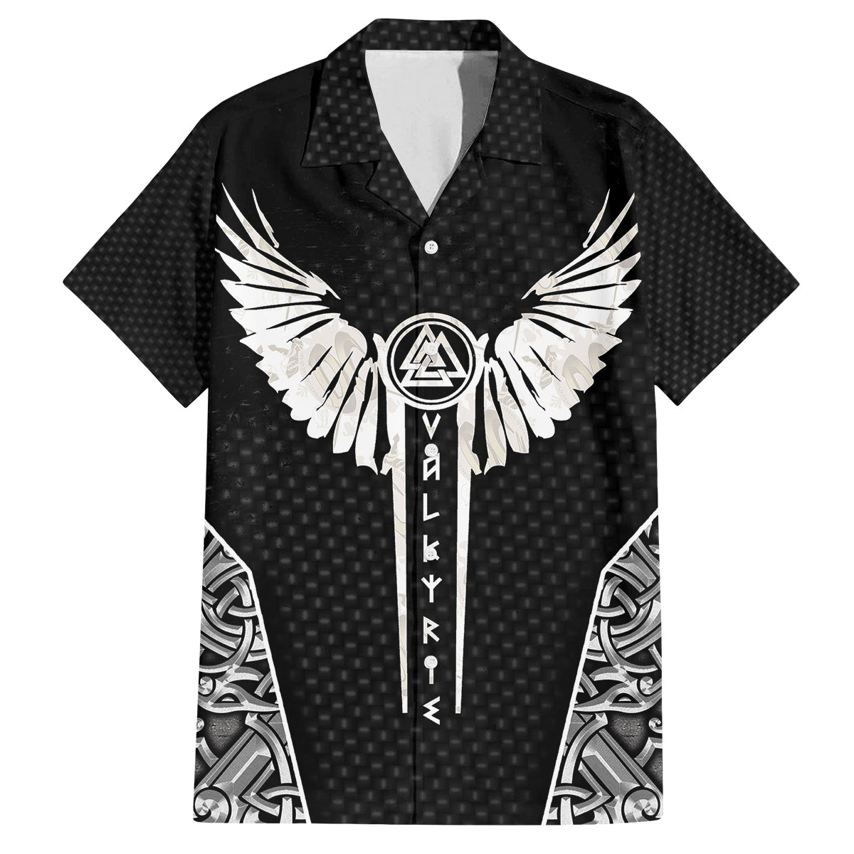 Viking Warrior Family Matching Tank Maxi Dress and Hawaiian Shirt Valkyrie - Warrior Of Asgard - Wonder Print Shop