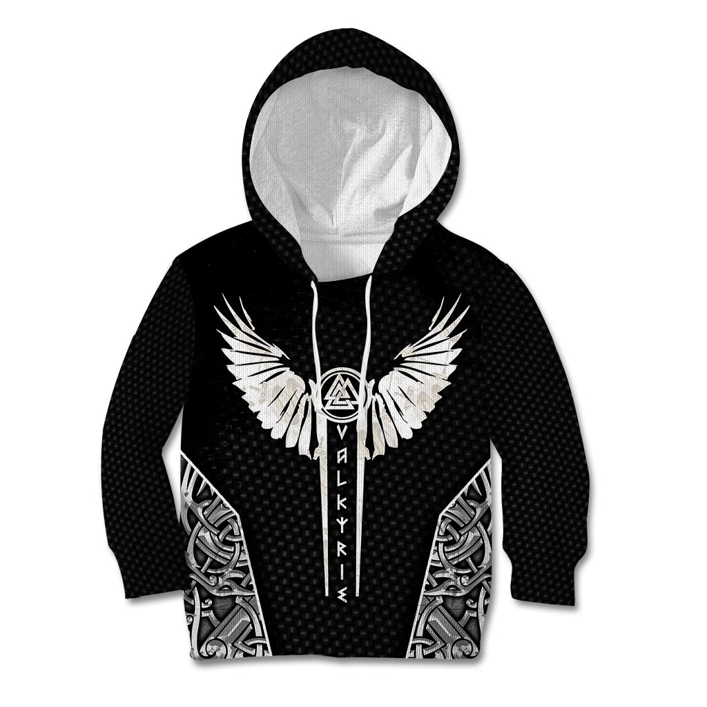 Viking Warrior Kid Hoodie Valkyrie - Warrior Of Asgard - Wonder Print Shop
