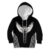 Viking Warrior Kid Hoodie Valkyrie - Warrior Of Asgard - Wonder Print Shop